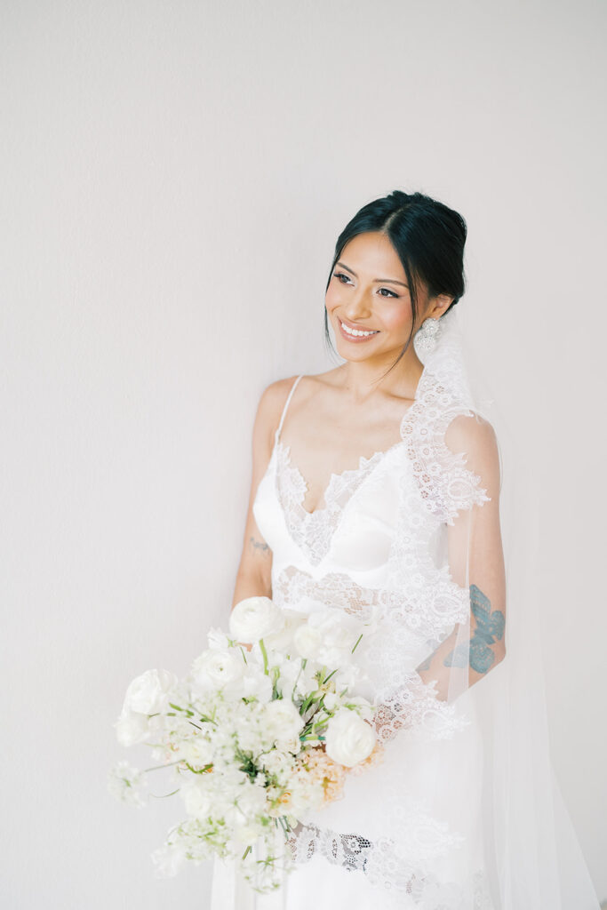 studio bridal portrait 