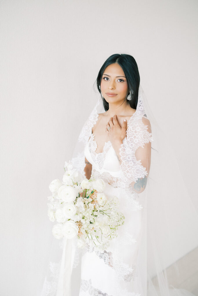 studio bridal portrait 