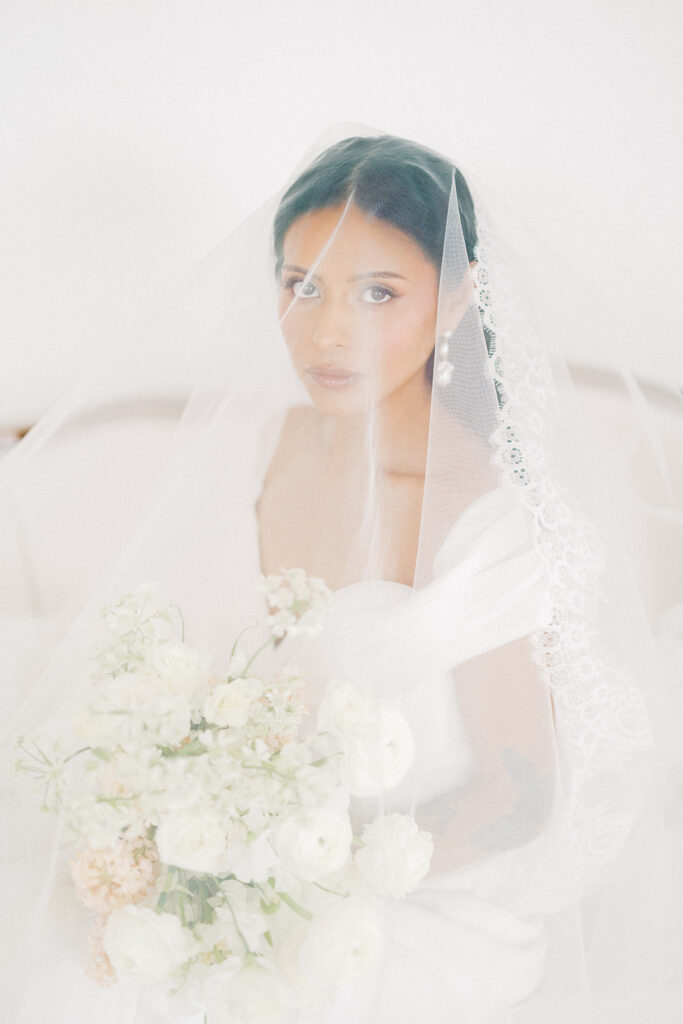 studio bridal portrait 