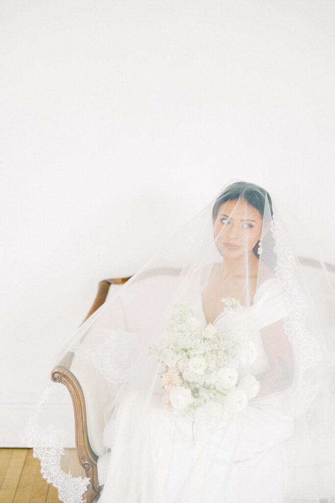 studio bridal portrait 