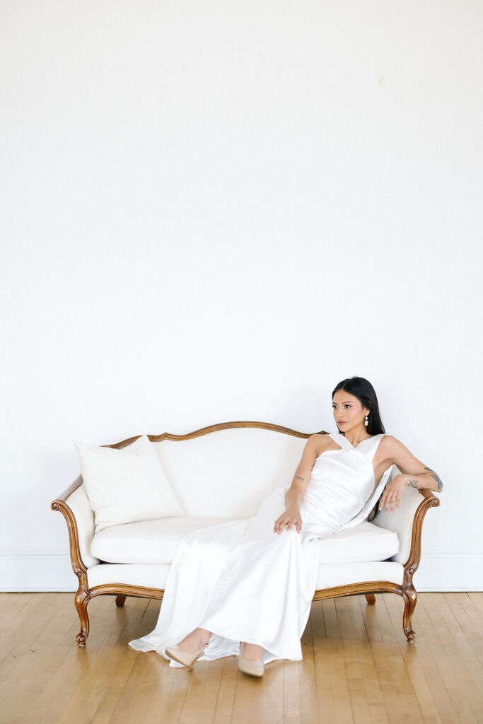 studio bridal portrait 