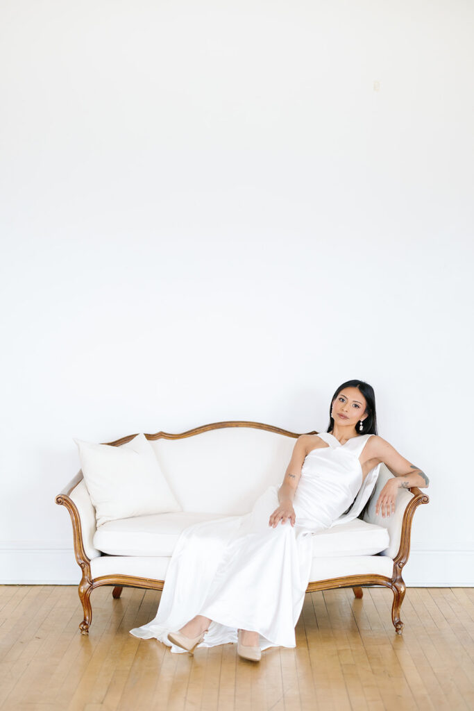 studio bridal portrait 