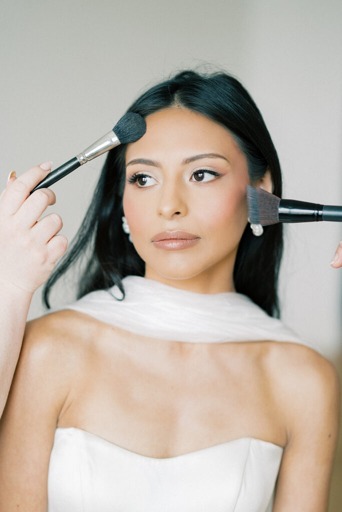 bride getting ready