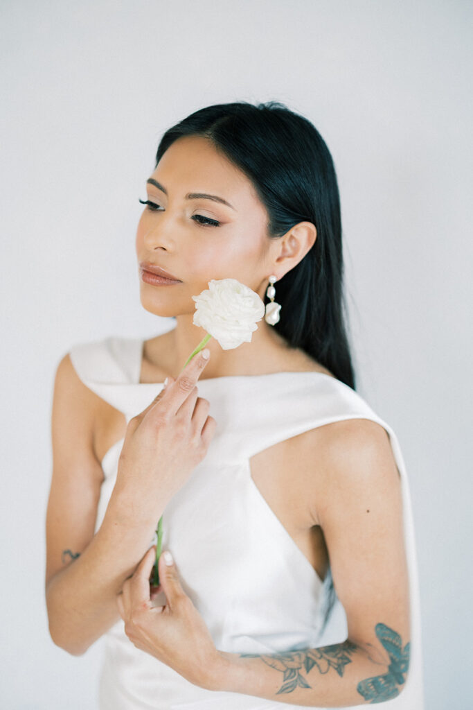 studio bridal portrait 