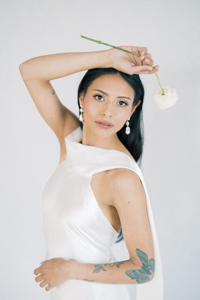 studio bridal portrait 