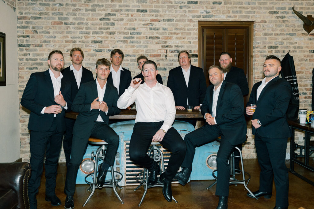 Editorial Groomsmen portrait