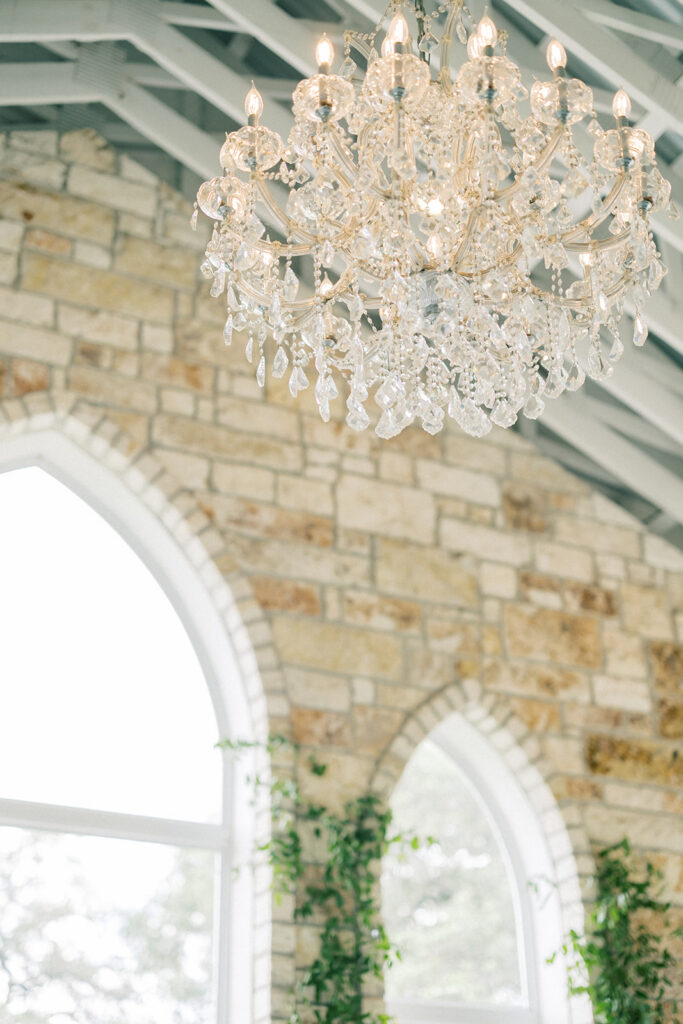 Chandelier detail shot