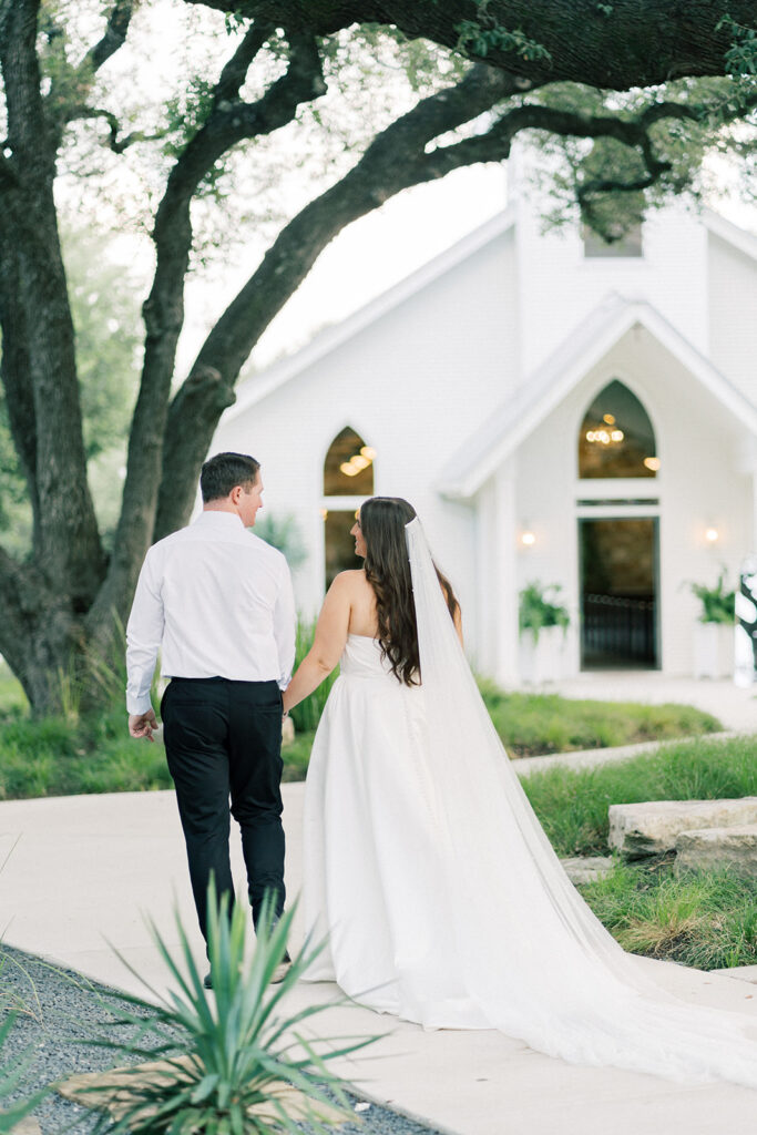 Bride and groom portrait