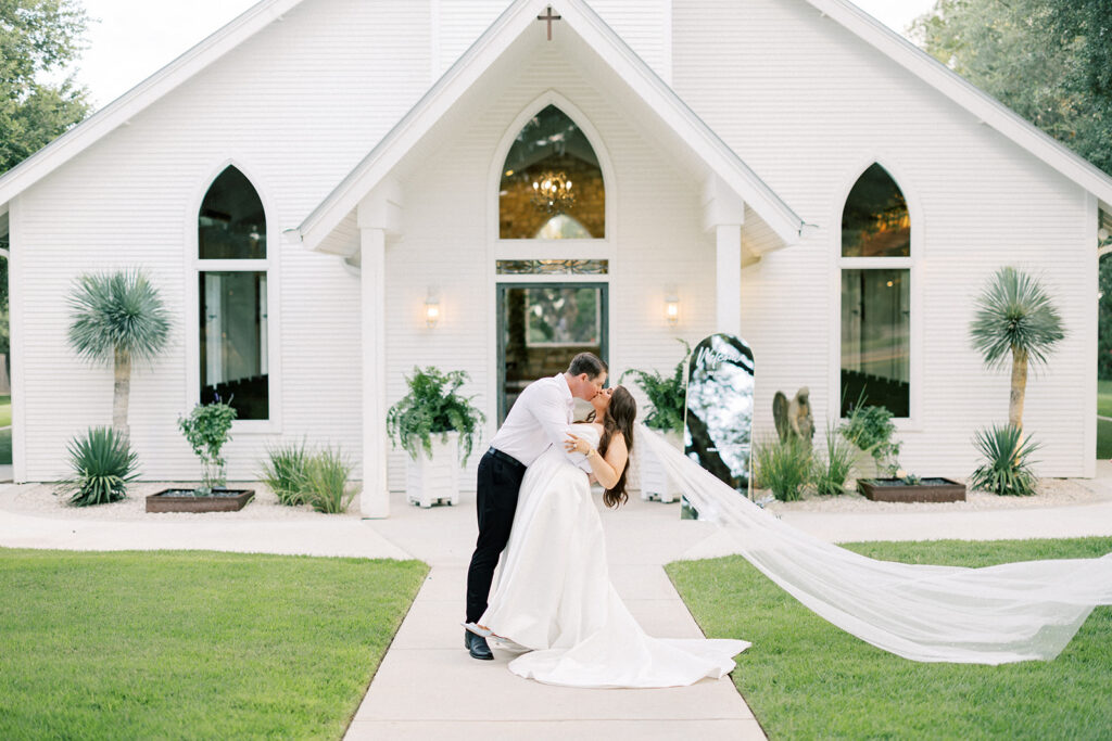 Bride and groom portrait