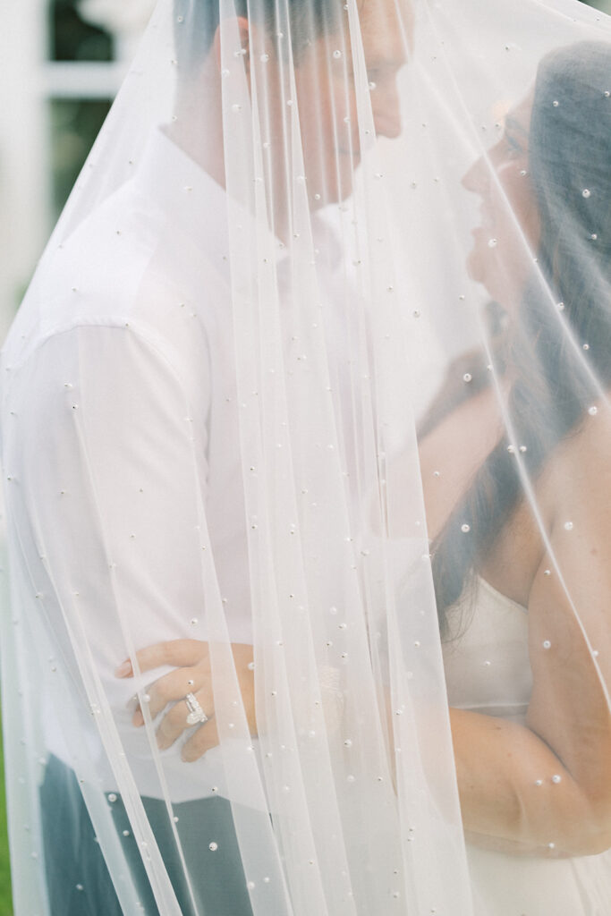 Bride and groom portrait
