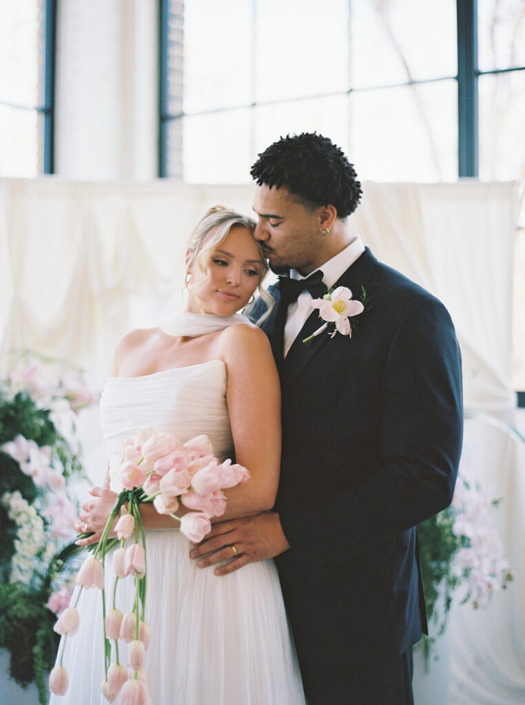 bride and groom at The Whim in Minneapolis, MN