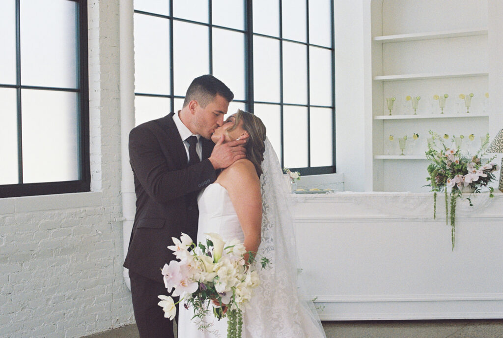 bride and groom at The Whim in Minneapolis