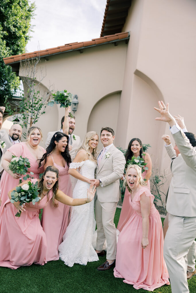 bridal party portrait 