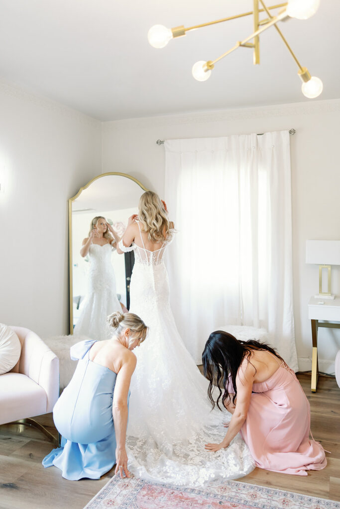 bride getting ready