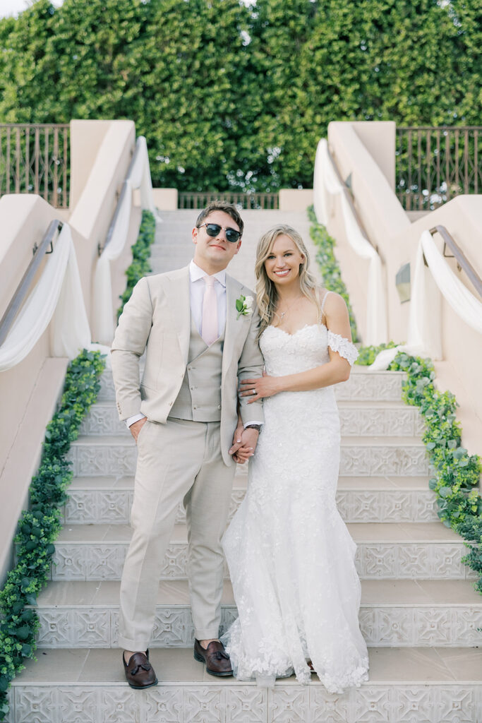 bride and groom portrait
