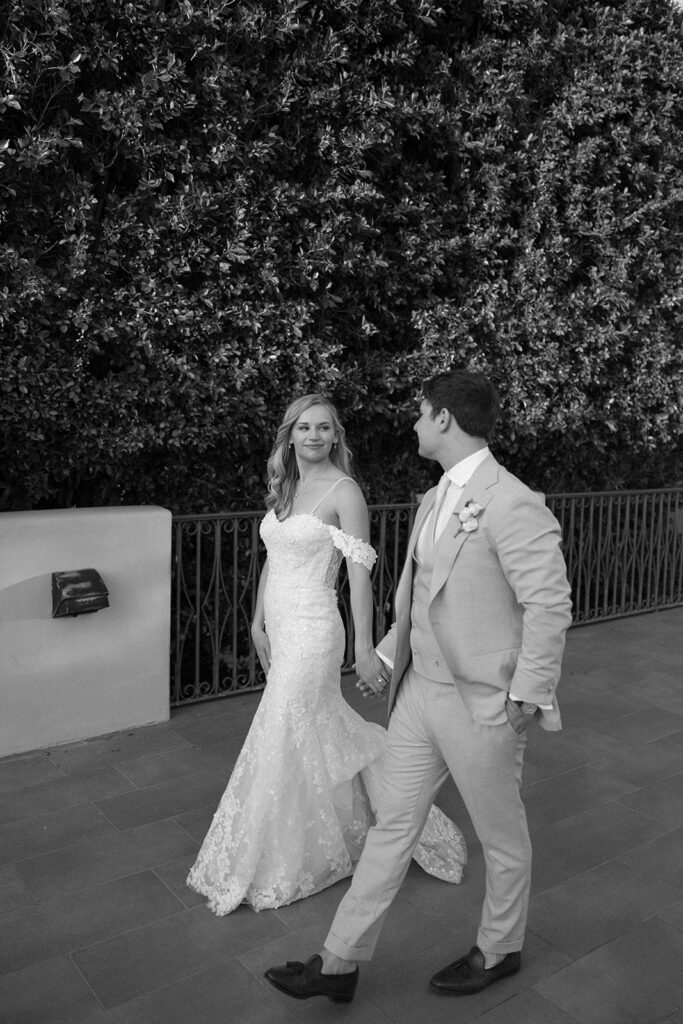 bride and groom portrait