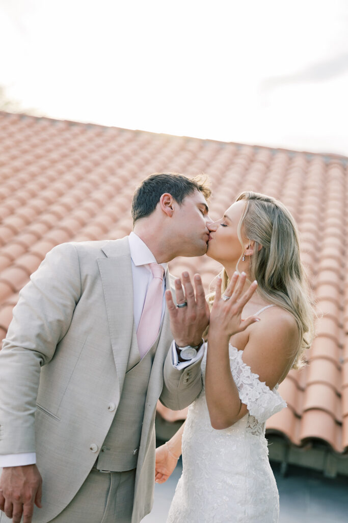 bride and groom portrait