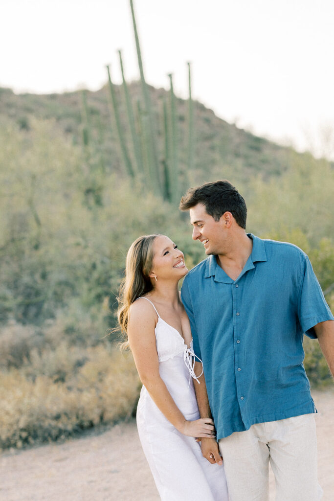 Arizona enagement in the desert