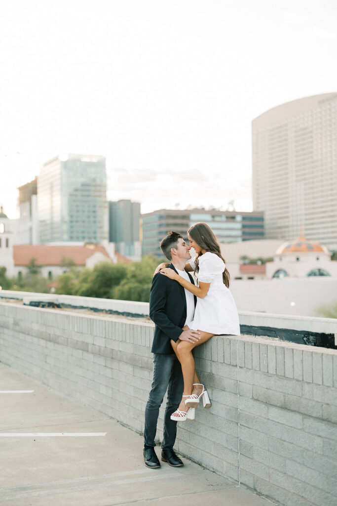 downtown phoenix engagement