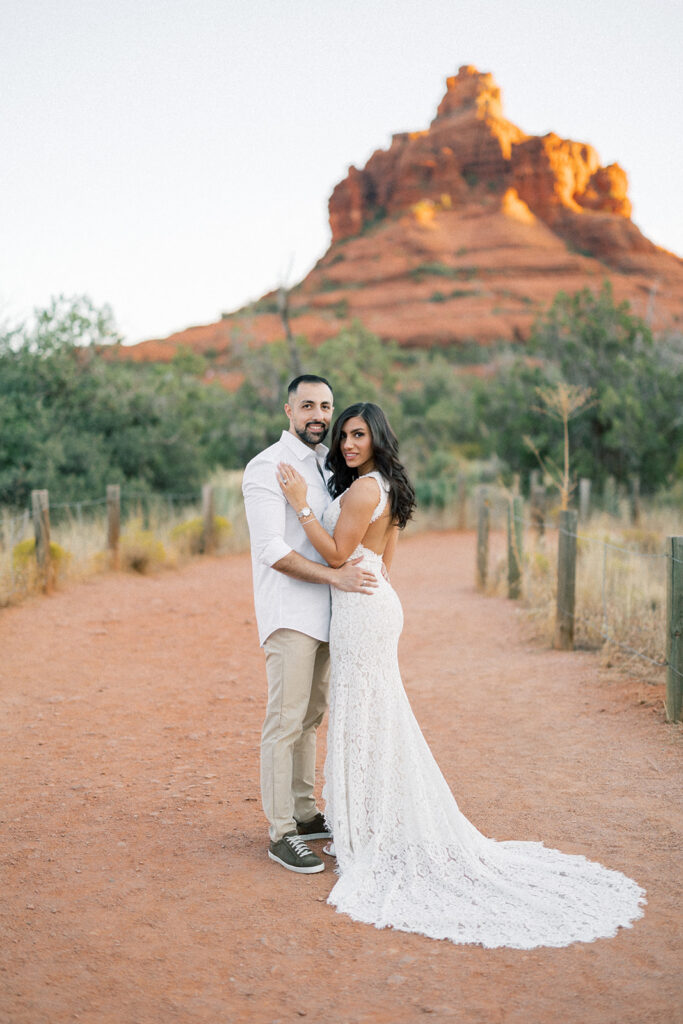 Sedona Arizona wedding in the desert
