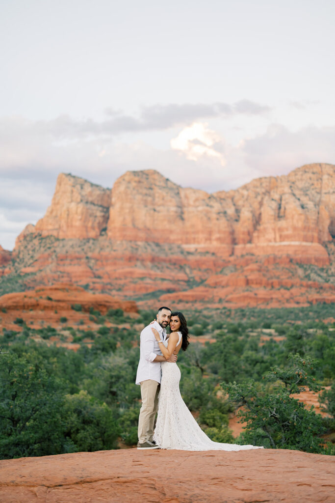 Sedona Arizona wedding in the desert