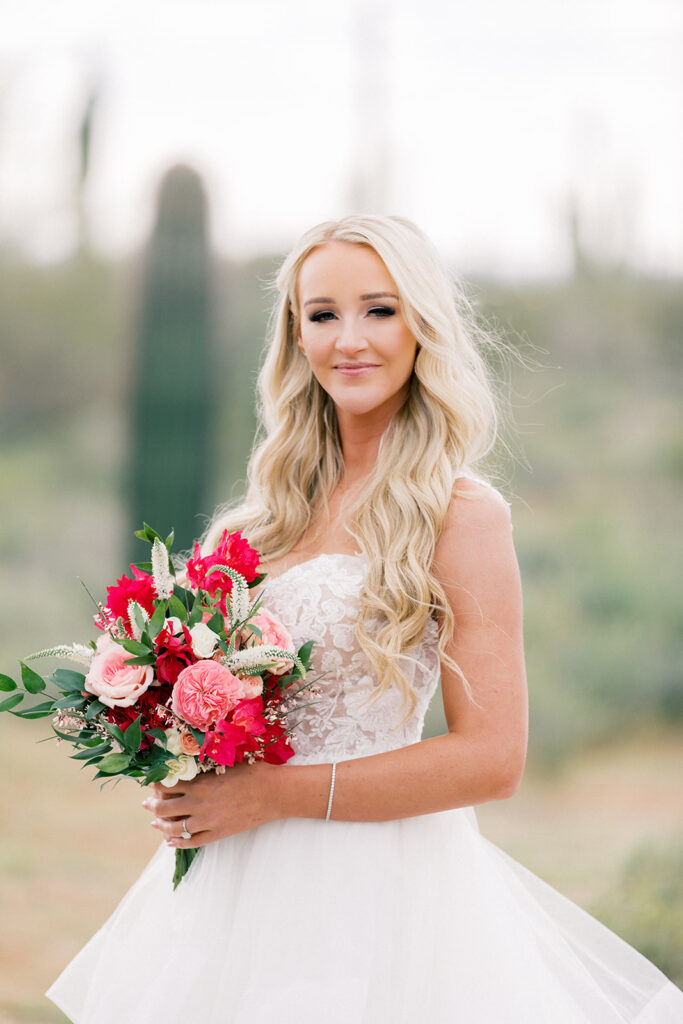 Arizona wedding in the desert