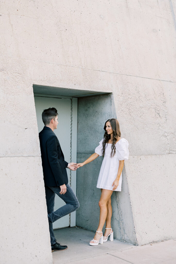 downtown phoenix engagement