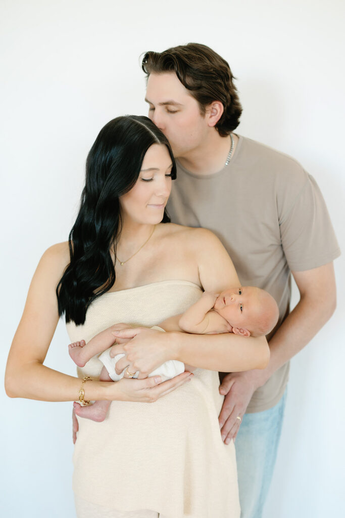 newborn and parents portrait