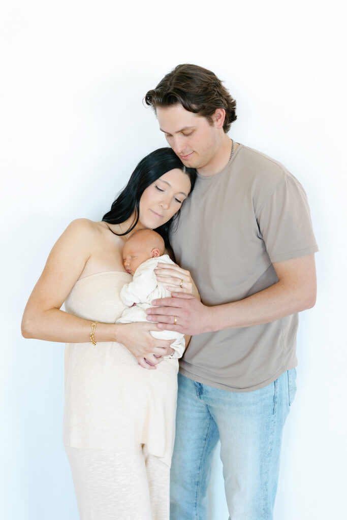 newborn and parents portrait
