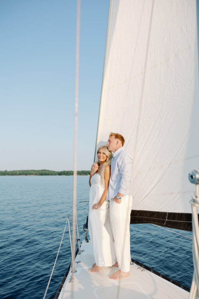 Minnesota lake proposal sailboat 