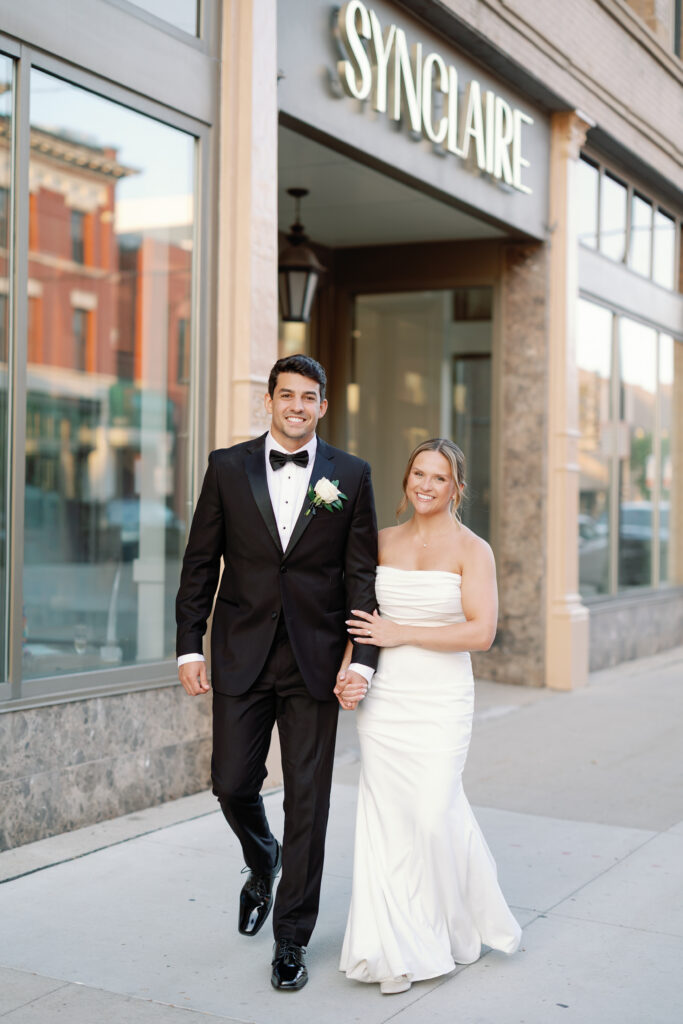 synclaire downtown fargo wedding photos