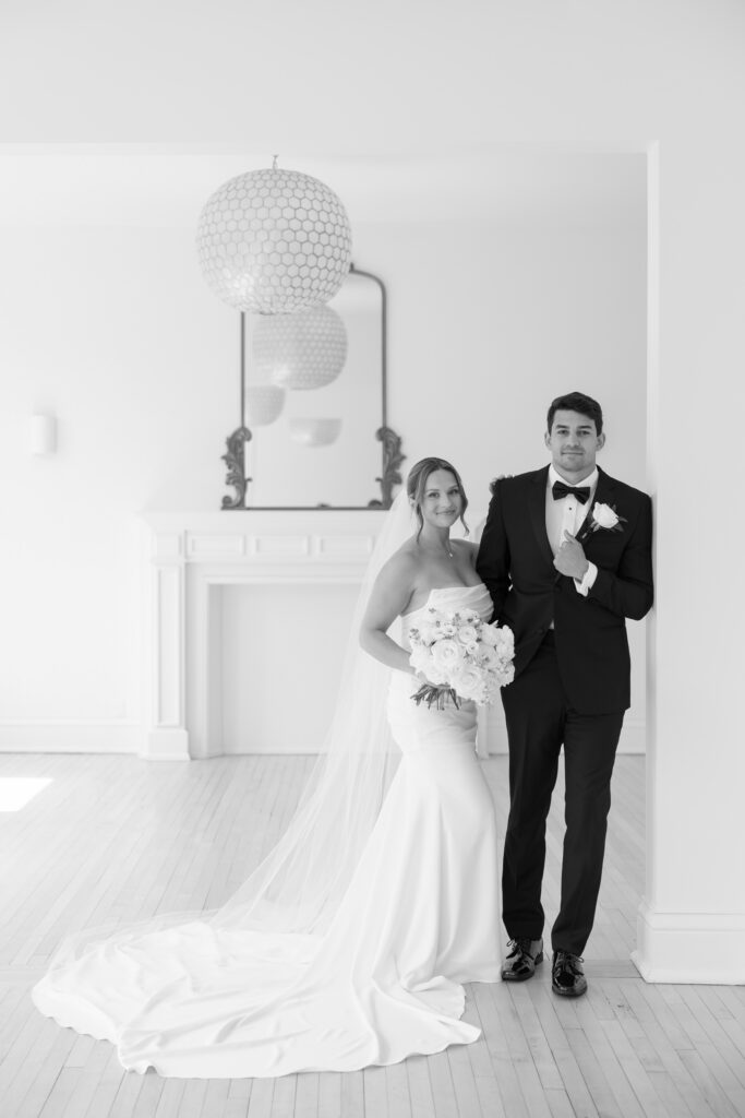 bride and groom portraits