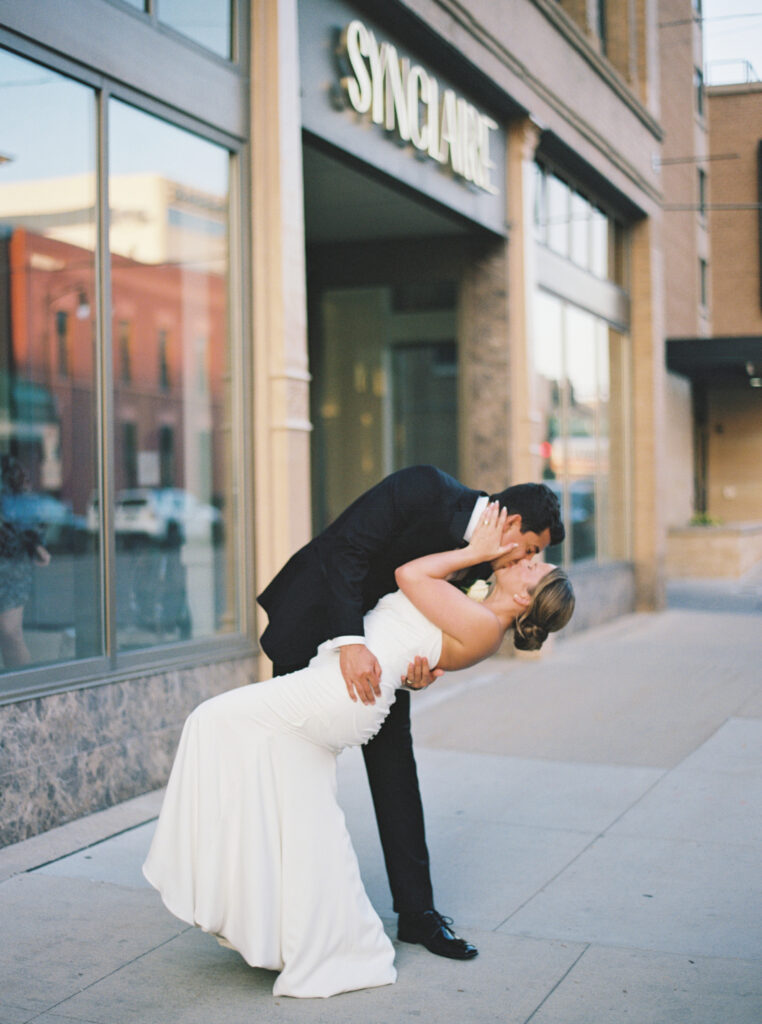synclaire downtown fargo wedding photos